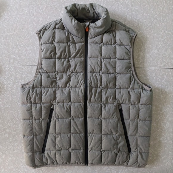 SAVE THE DUCK Other - Save the Duck Mens XL Stretch Puffer Vest Grey Plumtech Quilted